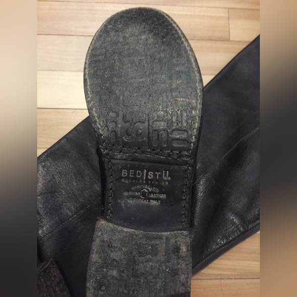 Bed Stu Bristol Tall Boots - EUC - Black - Size 9 - Picture 4 of 5